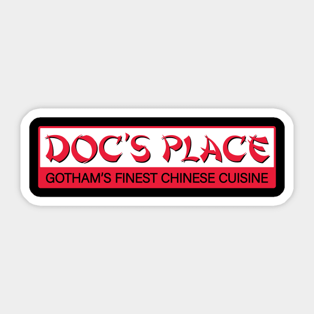 Doc's Place Sticker by DCLawrenceUK